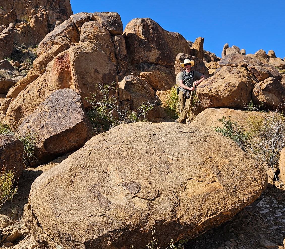 Rock Boulderson amongst the rocks and boulderson, son!